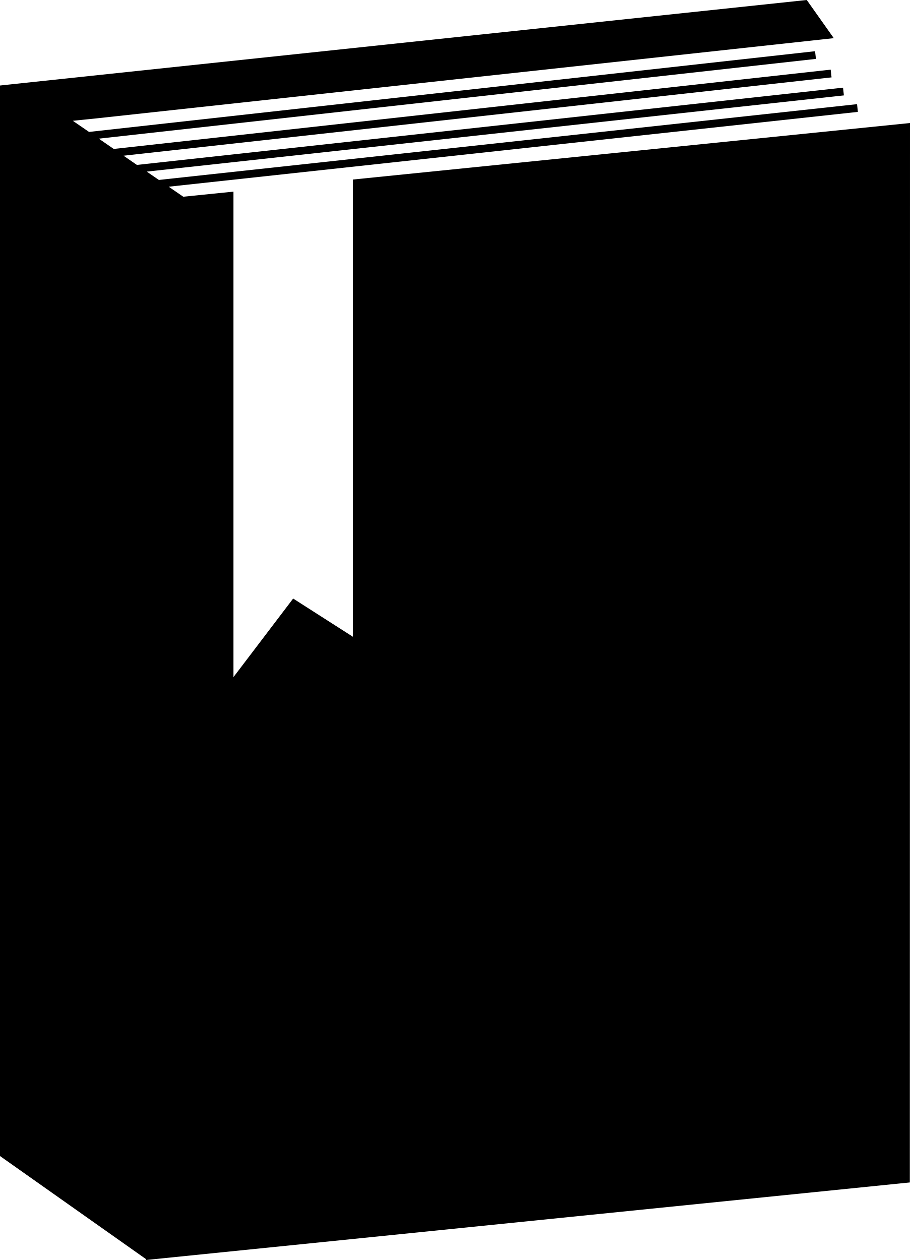 Book With Marker Silhouette Svg Vector Free Vectors